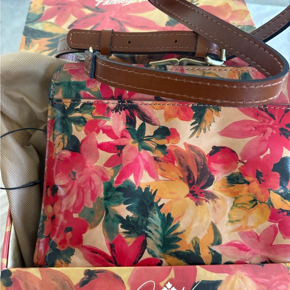 NEW Patricia Nash Evangeline Multicolor Leather Crossbody Bag – Gift Box & bag - Picture 5 of 5